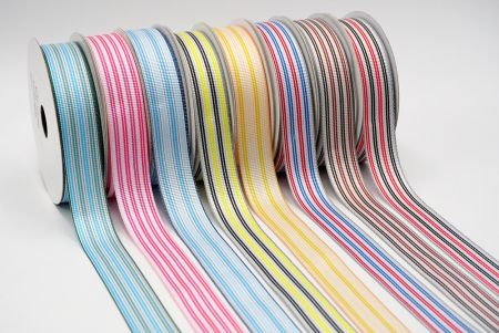 three color woven ribbon